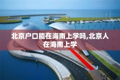 北京户口能在海南上学吗,北京人在海南上学