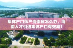 集体户口落户海南省怎么办，海南人才引进集体户口有效期？