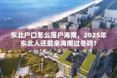 东北户口怎么落户海南，2025年东北人还能来海南过冬吗？