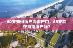 60岁如何落户海南户口，65岁能在海南落户吗？