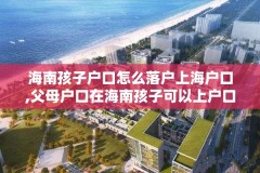 海南孩子户口怎么落户上海户口,父母户口在海南孩子可以上户口吗