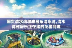 国贸清水湾和雅居乐清水湾,清水湾雅居乐正在建的免税商城