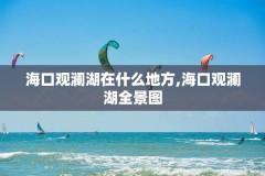 海口观澜湖在什么地方,海口观澜湖全景图