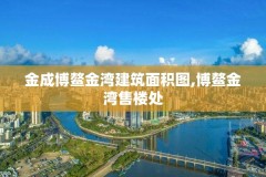 金成博鳌金湾建筑面积图,博鳌金湾售楼处