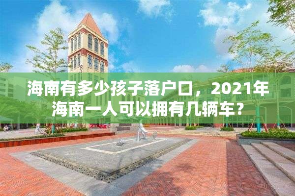 海南有多少孩子落户口，2021年海南一人可以拥有几辆车？