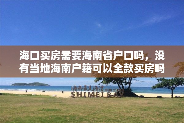 海口买房需要海南省户口吗，没有当地海南户籍可以全款买房吗？