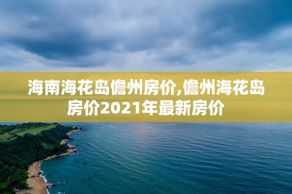 海南海花岛儋州房价,儋州海花岛房价2021年最新房价