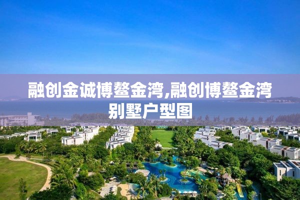 融创金诚博鳌金湾,融创博鳌金湾别墅户型图