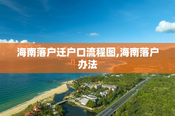 海南落户迁户口流程图,海南落户办法