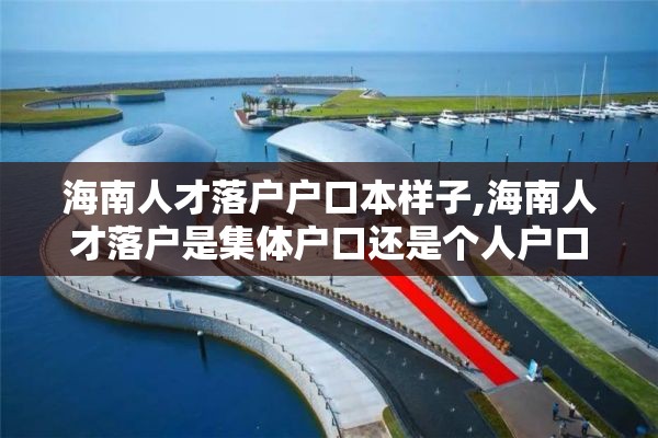 海南人才落户户口本样子,海南人才落户是集体户口还是个人户口